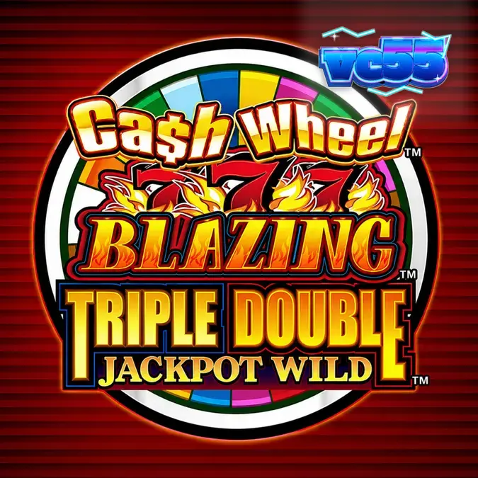 Tampilan visual mesin slot klasik Cash Wheel Blazing 777 dengan simbol angka tujuh yang ikonik.