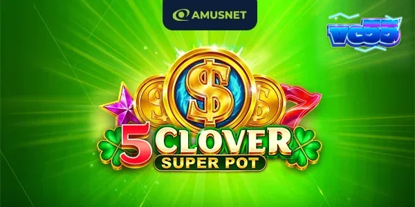 Tampilan visual slot Clover Super Pot dengan nuansa hijau keberuntungan