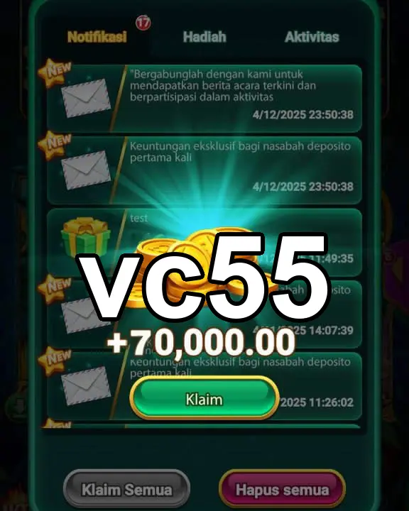 vc55 Masuk